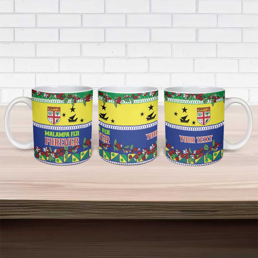 Personalised Malampa Fiji Forever Ceramic Mug Tagimoucia Polynesian Sand Drawing - Polynesian Pride