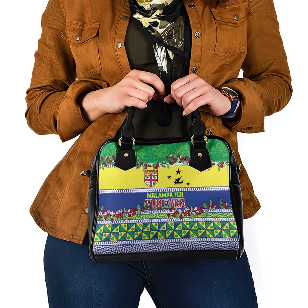 Malampa Fiji Forever Shoulder Handbag Tagimoucia Polynesian Sand Drawing - Polynesian Pride