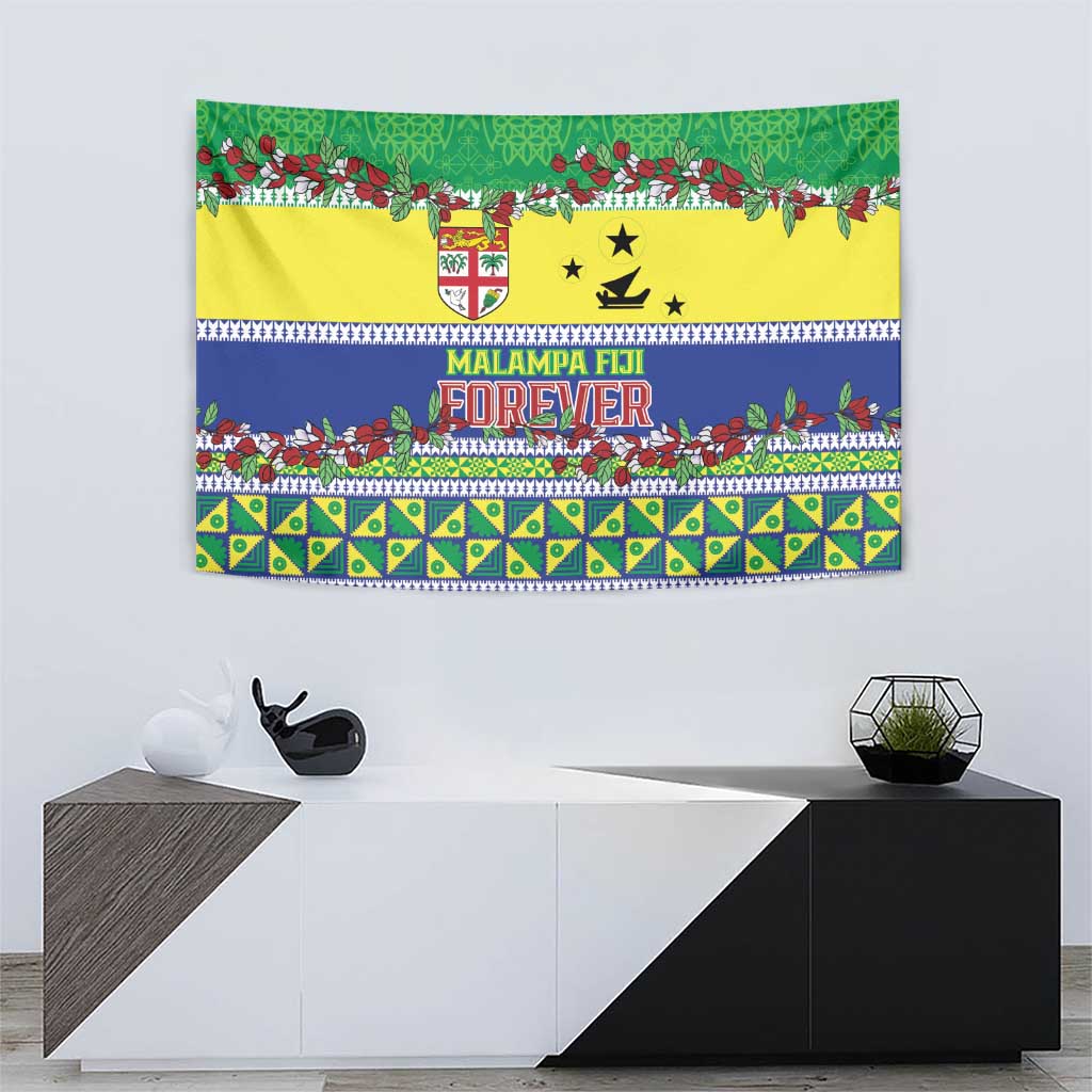 Malampa Fiji Forever Tapestry Tagimoucia Polynesian Sand Drawing - Polynesian Pride