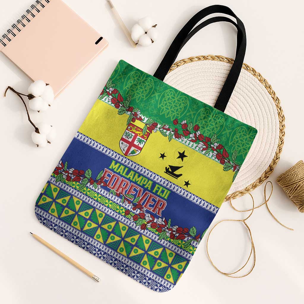 Malampa Fiji Forever Tote Bag Tagimoucia Polynesian Sand Drawing - Polynesian Pride