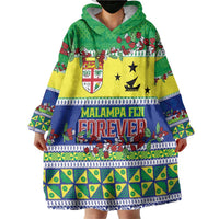 Personalised Malampa Fiji Forever Wearable Blanket Hoodie Tagimoucia Polynesian Sand Drawing LT9 - Polynesian Pride