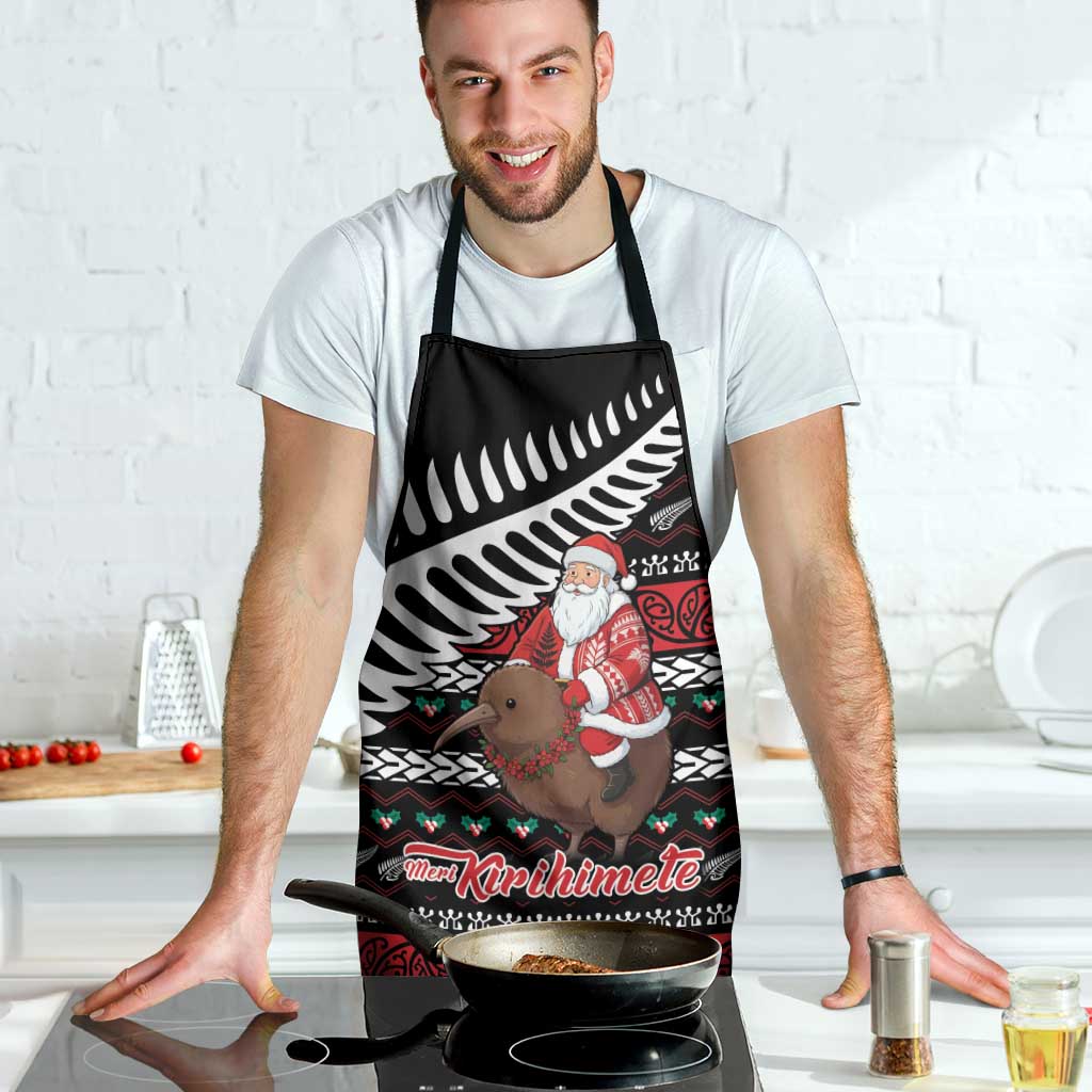 New Zealand Kiwi Santa Christmas Apron He Wairua Kirihimete LT9 - Polynesian Pride