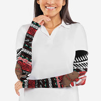 New Zealand Kiwi Santa Christmas Arm Sleeves He Wairua Kirihimete LT9 - Polynesian Pride