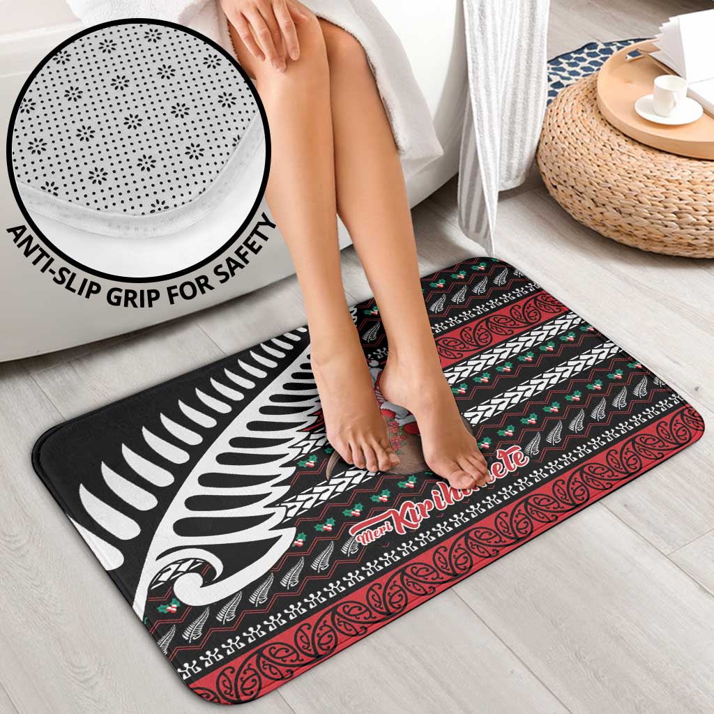 New Zealand Kiwi Santa Christmas Bathroom Set He Wairua Kirihimete LT9 - Polynesian Pride