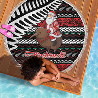New Zealand Kiwi Santa Christmas Beach Blanket He Wairua Kirihimete LT9 - Polynesian Pride