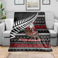 New Zealand Kiwi Santa Christmas Blanket He Wairua Kirihimete LT9 - Polynesian Pride
