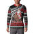 New Zealand Kiwi Santa Christmas Button Sweatshirt He Wairua Kirihimete - Polynesian Pride