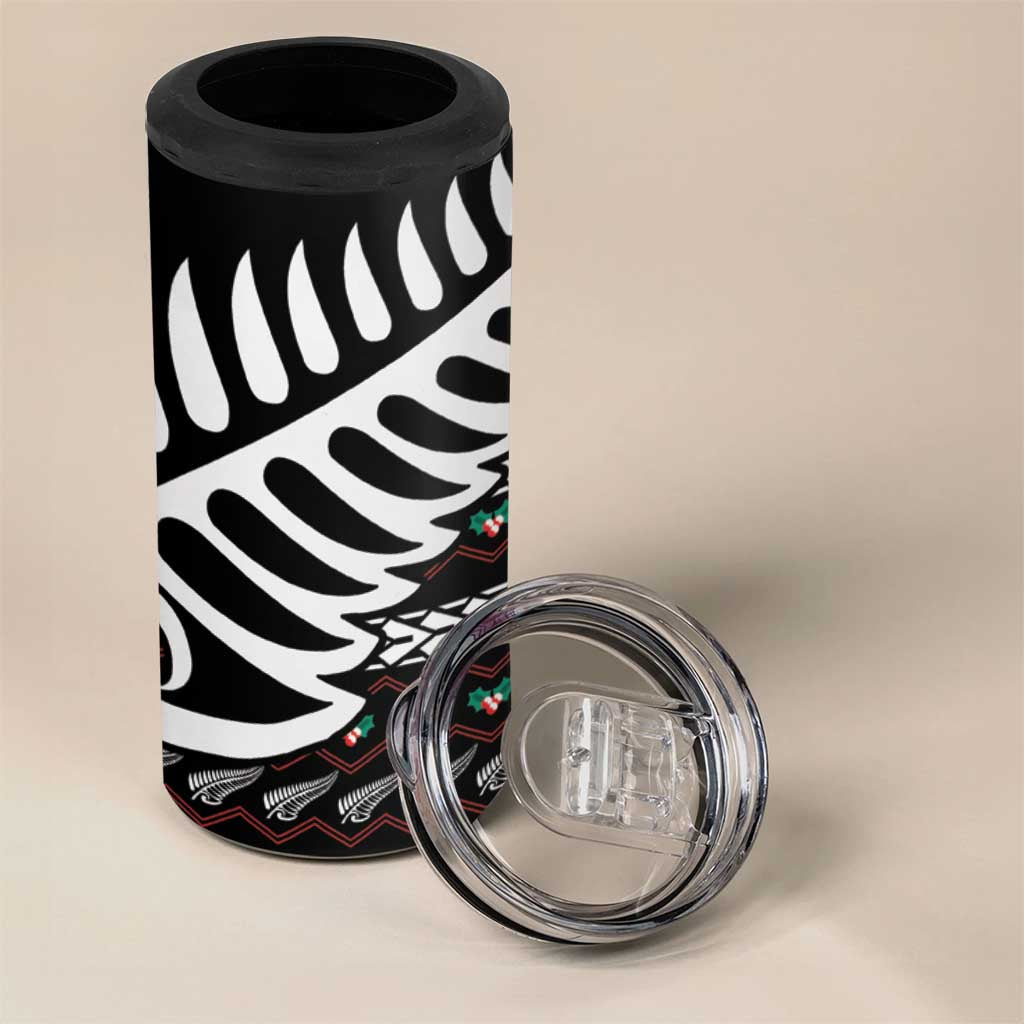 New Zealand Kiwi Santa Christmas 4 in 1 Can Cooler Tumbler He Wairua Kirihimete LT9 - Polynesian Pride