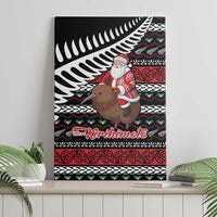 New Zealand Kiwi Santa Christmas Canvas Wall Art He Wairua Kirihimete LT9 - Polynesian Pride