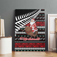 New Zealand Kiwi Santa Christmas Canvas Wall Art He Wairua Kirihimete LT9 - Polynesian Pride