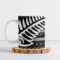 New Zealand Kiwi Santa Christmas Ceramic Mug He Wairua Kirihimete LT9 Black - Polynesian Pride