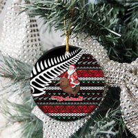 New Zealand Kiwi Santa Christmas Ceramic Ornament He Wairua Kirihimete LT9 - Polynesian Pride