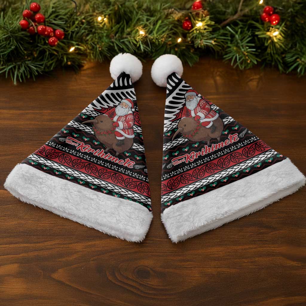 New Zealand Kiwi Santa Christmas Santa Hat He Wairua Kirihimete LT9 - Polynesian Pride