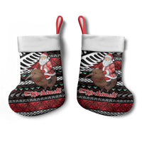 New Zealand Kiwi Santa Christmas Stocking He Wairua Kirihimete LT9 - Polynesian Pride