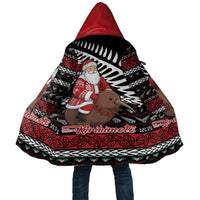New Zealand Kiwi Santa Christmas Cloak He Wairua Kirihimete LT9 Unisex Black - Polynesian Pride