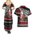 New Zealand Kiwi Santa Christmas Couples Matching Summer Maxi Dress and Hawaiian Shirt He Wairua Kirihimete - Polynesian Pride