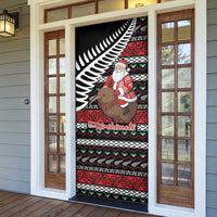 New Zealand Kiwi Santa Christmas Door Cover He Wairua Kirihimete LT9 - Polynesian Pride