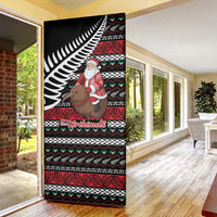New Zealand Kiwi Santa Christmas Door Cover He Wairua Kirihimete LT9 - Polynesian Pride