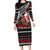 New Zealand Kiwi Santa Christmas Family Matching Long Sleeve Bodycon Dress and Hawaiian Shirt He Wairua Kirihimete - Polynesian Pride