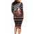 New Zealand Kiwi Santa Christmas Family Matching Long Sleeve Bodycon Dress and Hawaiian Shirt He Wairua Kirihimete - Polynesian Pride
