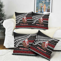 New Zealand Kiwi Santa Christmas Pillow Cover He Wairua Kirihimete LT9 - Polynesian Pride
