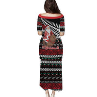 New Zealand Kiwi Santa Christmas Puletasi He Wairua Kirihimete LT9 - Polynesian Pride