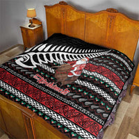 New Zealand Kiwi Santa Christmas Quilt He Wairua Kirihimete LT9 - Polynesian Pride