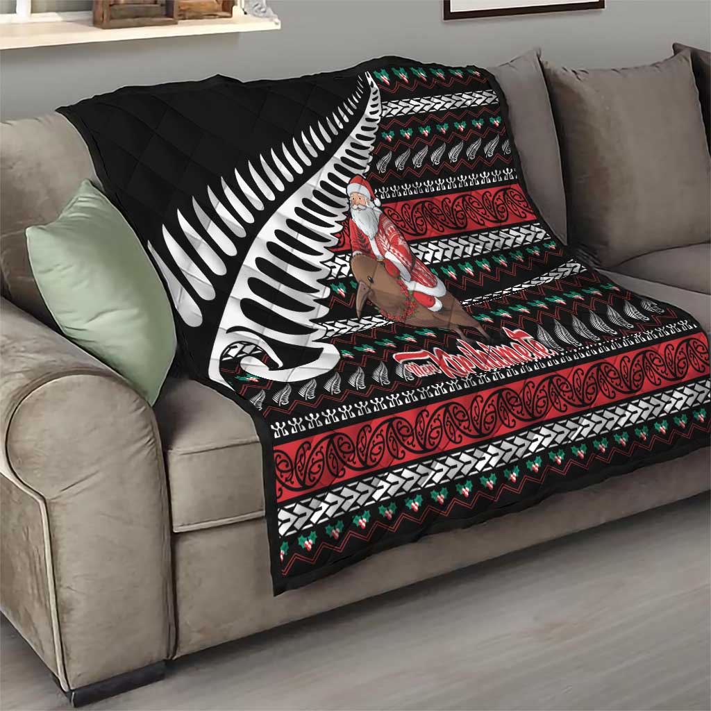 New Zealand Kiwi Santa Christmas Quilt He Wairua Kirihimete LT9 - Polynesian Pride