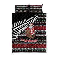 New Zealand Kiwi Santa Christmas Quilt Bed Set He Wairua Kirihimete LT9 - Polynesian Pride