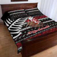 New Zealand Kiwi Santa Christmas Quilt Bed Set He Wairua Kirihimete LT9 - Polynesian Pride