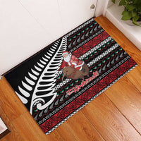 New Zealand Kiwi Santa Christmas Rubber Doormat He Wairua Kirihimete LT9 - Polynesian Pride