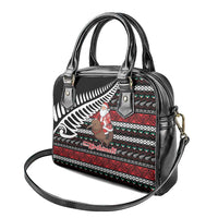 New Zealand Kiwi Santa Christmas Shoulder Handbag He Wairua Kirihimete LT9 - Polynesian Pride