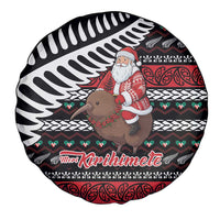 New Zealand Kiwi Santa Christmas Spare Tire Cover He Wairua Kirihimete LT9 - Polynesian Pride