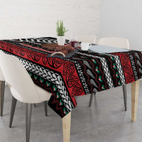 New Zealand Kiwi Santa Christmas Tablecloth He Wairua Kirihimete LT9 - Polynesian Pride