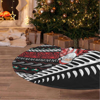 New Zealand Kiwi Santa Christmas Tree Skirt He Wairua Kirihimete LT9 - Polynesian Pride
