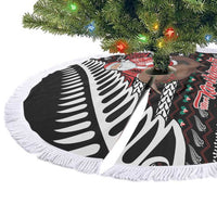 New Zealand Kiwi Santa Christmas Tree Skirt He Wairua Kirihimete LT9 - Polynesian Pride