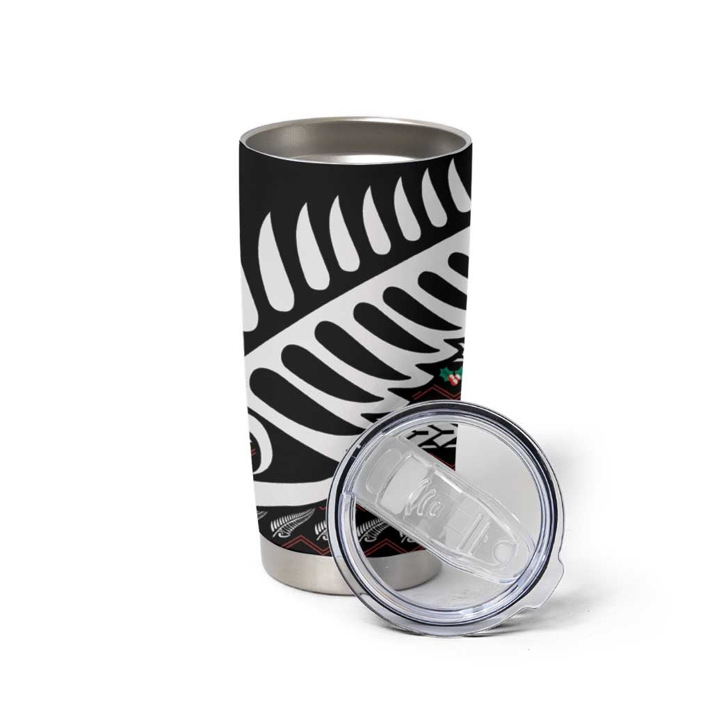 New Zealand Kiwi Santa Christmas Tumbler Cup He Wairua Kirihimete LT9 - Polynesian Pride