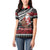 New Zealand Kiwi Santa Christmas Women Polo Shirt He Wairua Kirihimete - Polynesian Pride