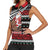 New Zealand Kiwi Santa Christmas Women Sleeveless Polo Shirt He Wairua Kirihimete - Polynesian Pride
