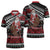 New Zealand Kiwi Santa Christmas Zipper Polo Shirt He Wairua Kirihimete - Polynesian Pride