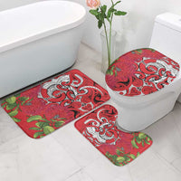 Personalised New Zealand Koru Pohutukawa Bathroom Set Meri Kirihimete Aroha for Christmas LT9 - Polynesian Pride