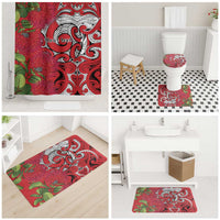 Personalised New Zealand Koru Pohutukawa Bathroom Set Meri Kirihimete Aroha for Christmas LT9 - Polynesian Pride