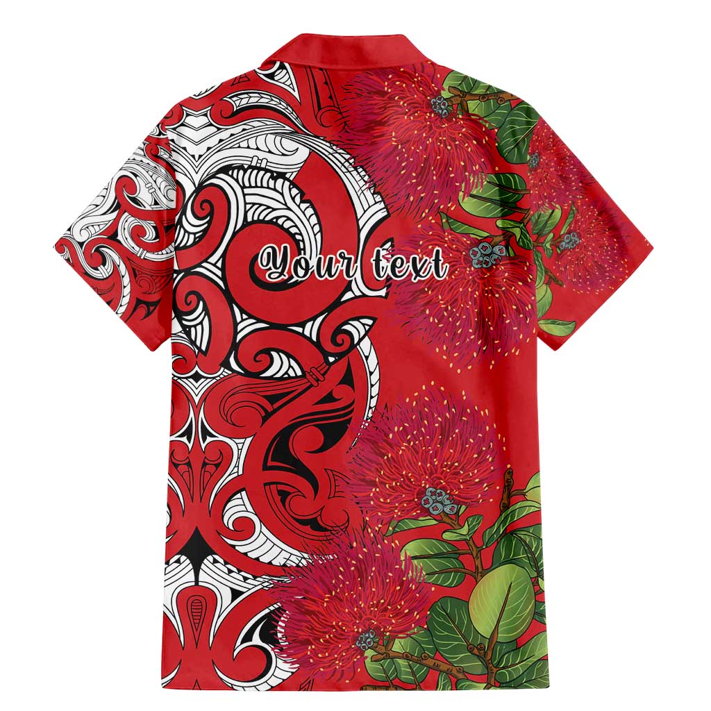 Personalised New Zealand Koru Pohutukawa Family Matching Mermaid Dress and Hawaiian Shirt Meri Kirihimete Aroha for Christmas LT9 - Polynesian Pride