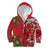 Personalised New Zealand Koru Pohutukawa Kid Hoodie Meri Kirihimete Aroha for Christmas - Polynesian Pride