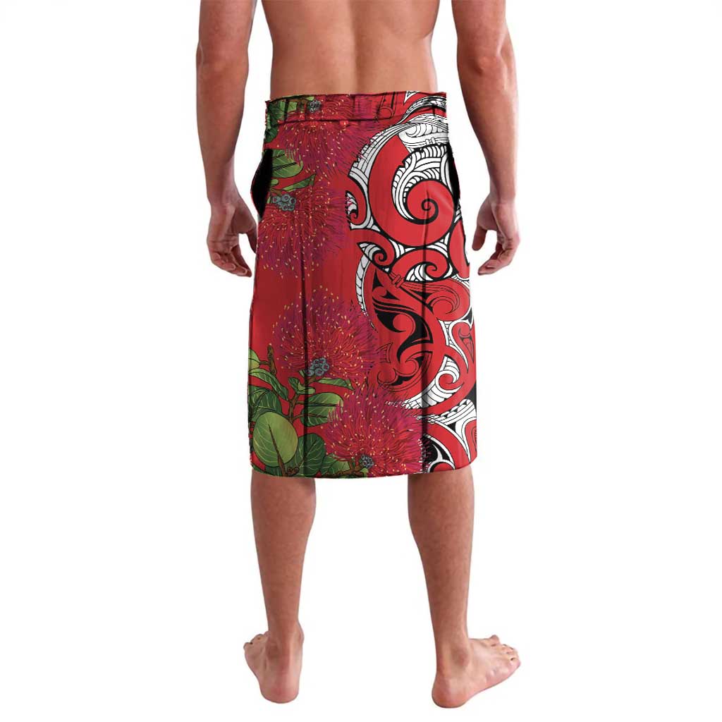 Personalised New Zealand Koru Pohutukawa Lavalava Meri Kirihimete Aroha for Christmas LT9 - Polynesian Pride