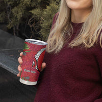 Personalised New Zealand Koru Pohutukawa Tumbler Cup Meri Kirihimete Aroha for Christmas LT9 - Polynesian Pride
