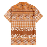 Hawaiian Hibiscus Honu Family Matching Mermaid Dress and Hawaiian Shirt Gold Mele Kalikimaka Palaka Spirit LT9 - Polynesian Pride