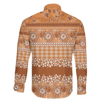Hawaiian Hibiscus Honu Family Matching Puletasi and Hawaiian Shirt Gold Mele Kalikimaka Palaka Spirit LT9 - Polynesian Pride