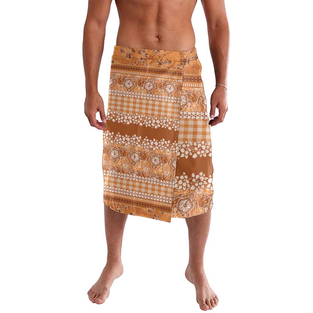 Hawaiian Hibiscus Honu Lavalava Gold Mele Kalikimaka Palaka Spirit - Polynesian Pride