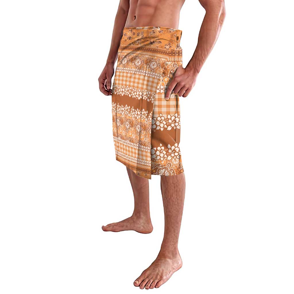 Hawaiian Hibiscus Honu Lavalava Gold Mele Kalikimaka Palaka Spirit - Polynesian Pride